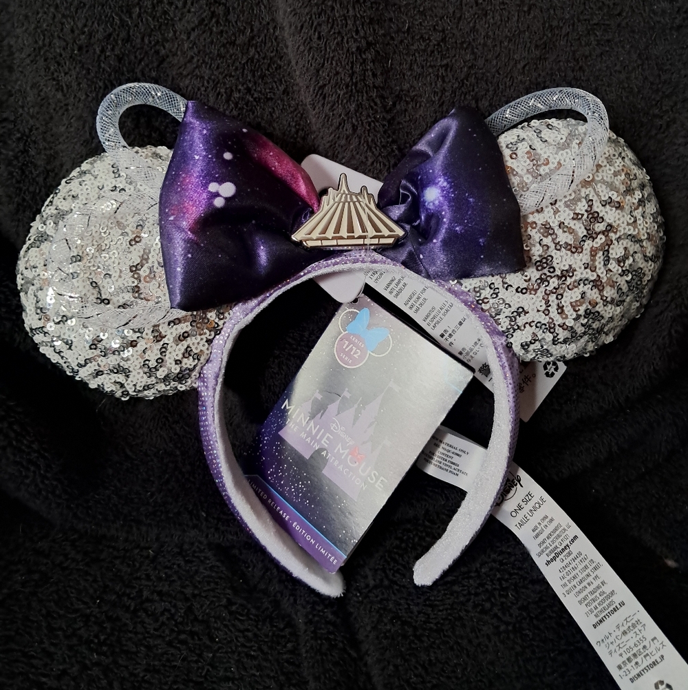 GRAIL Minnie Main Attraction Space Mountain Ears